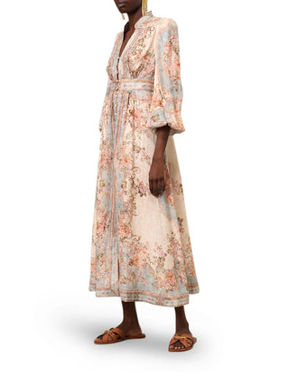august plunge midi dress zimmermann Zimmermann August Plunge Midi Dress Size 1 & 2